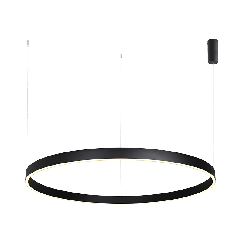 LED Pakabinamas Šviestuvas 88W 3000K Matinė Juoda