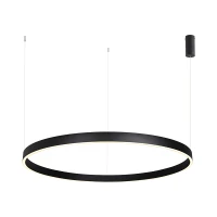 LED Pakabinamas Šviestuvas 88W 3000K Matinė Juoda - Nuotrauka 1