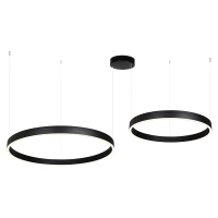Juodas Dimmable 118W 60cm LED Pakabinamas Šviestuvas - Nuotrauka 1
