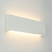 White Rectangular LED Wall Light, 30x8 cm, 3000K - Image 3