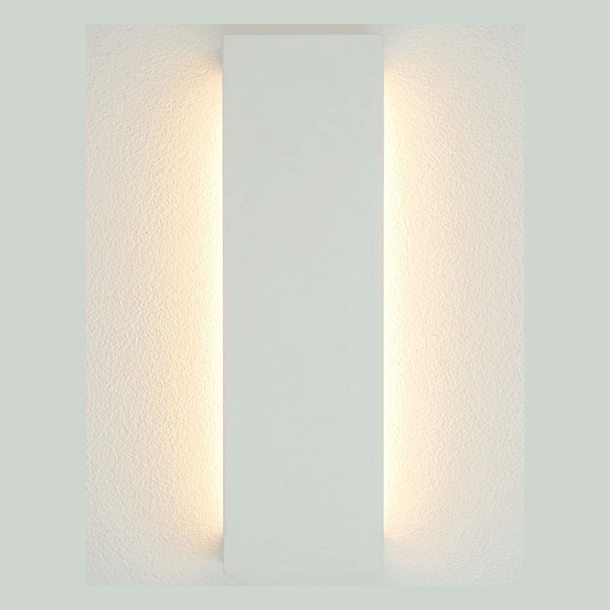 White Rectangular LED Wall Light, 30x8 cm, 3000K