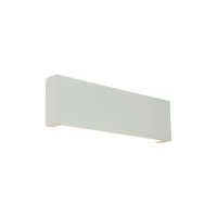 White Rectangular LED Wall Light, 30x8 cm, 3000K - Image 2