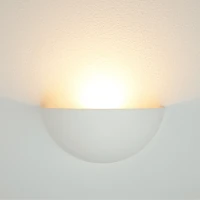 White Half-Round LED Wall Light, Selectable CCT - Image 3