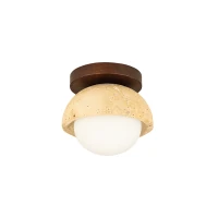 Stone & Wood LED Wall Light, 15 cm - Image 2