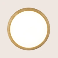Natural Stone LED Pendant Light with Brown Accent - Image 4
