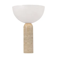Sculptural Beige Table Lamp - Image 2
