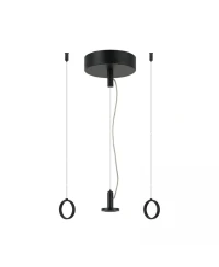 Plug & Play Suspension Kit with Driver up to 15 W (1 Opal), Black, 200 cm - Image 1