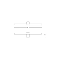 LED Bathroom Wall Light 10W White - Image 2