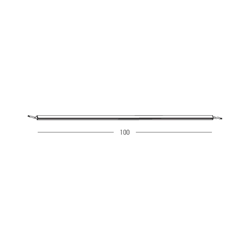 LED Linijinis Profilis 10W 3000K DALI IP65