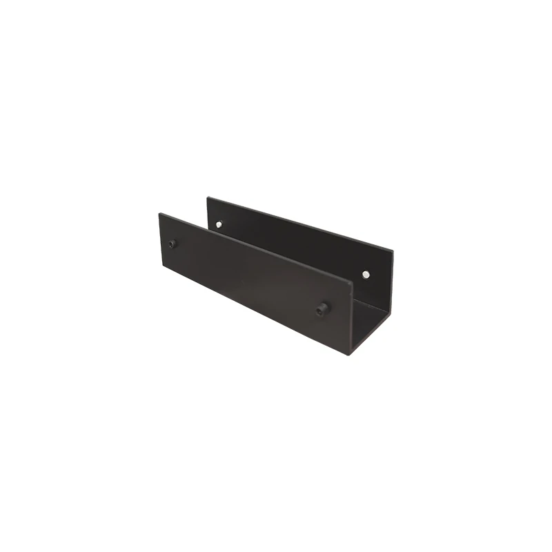 U-Channel Mounting Profile, Black Matt