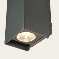 Grey LED Outdoor Wall Light 3000K - Image 3