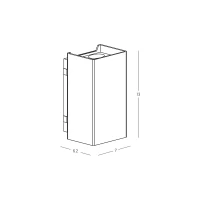 Grey LED Outdoor Wall Light 3000K - Image 4