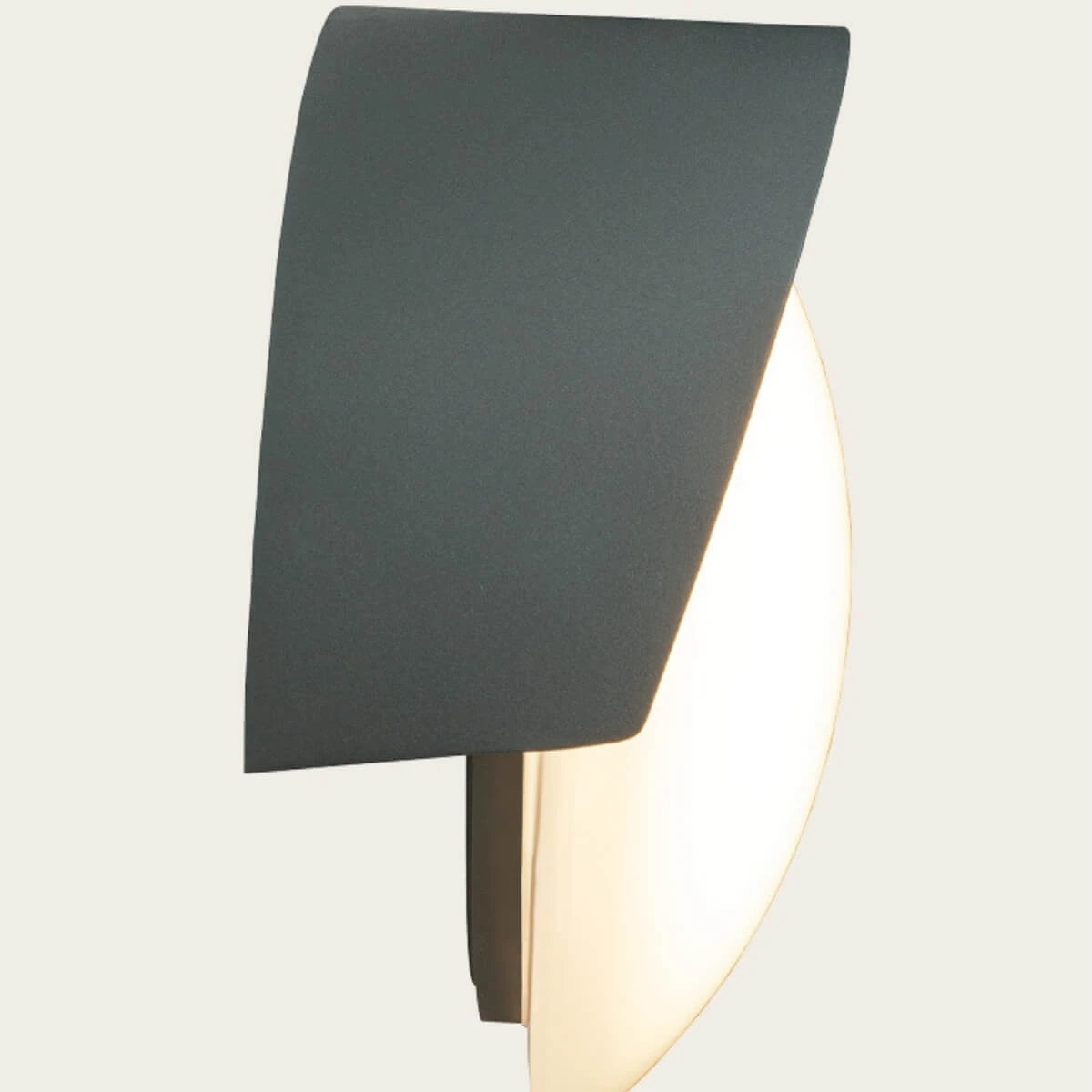 LED Outdoor Wall Light, Grey, 20 cm