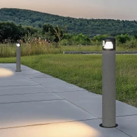 Concrete Outdoor LED Bollard Light 10W 3000K IP65 - Image 1