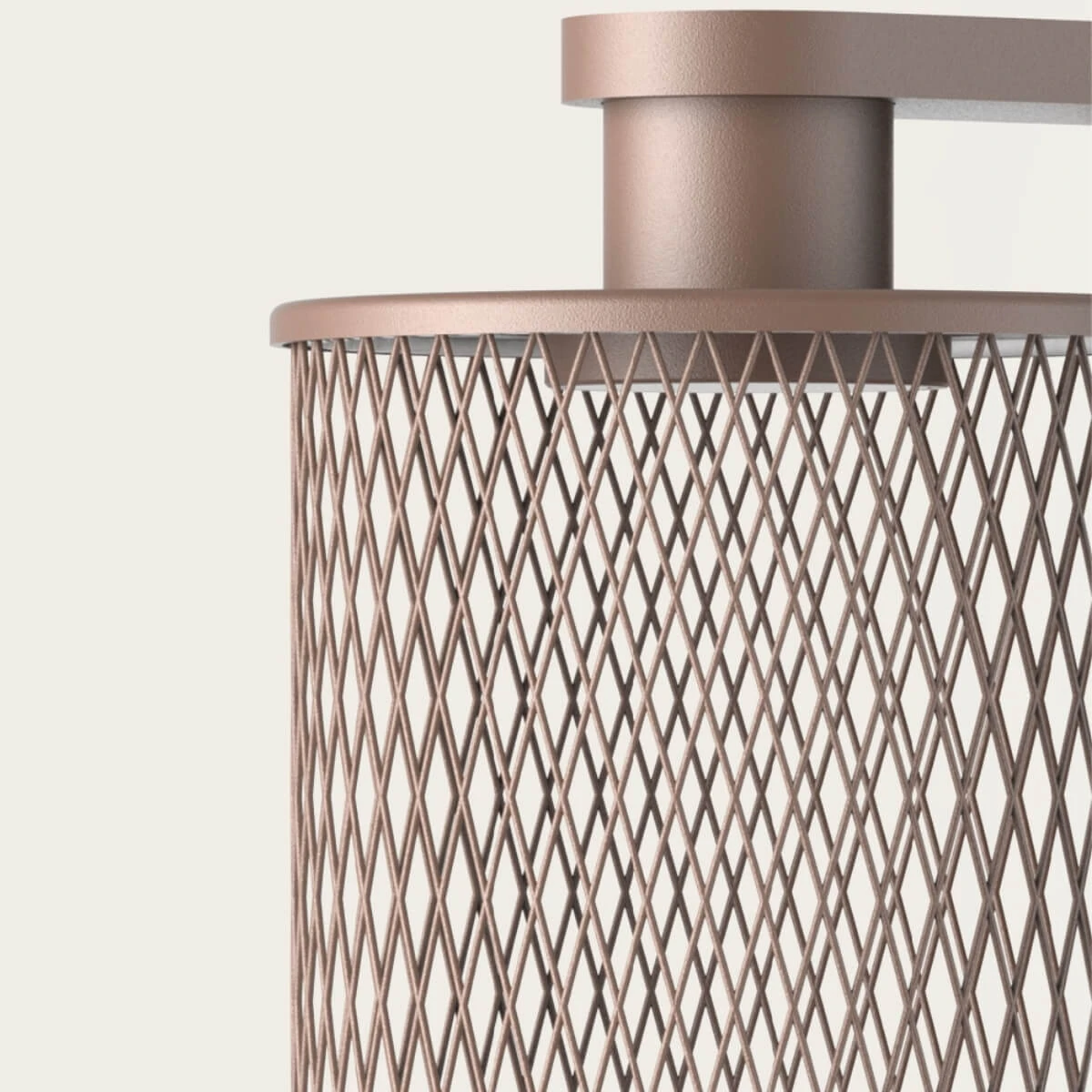Brown Mesh Outdoor LED Wall Light