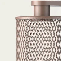 Brown Mesh Outdoor LED Wall Light - Image 2