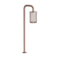 Rudas LED Pastatomas Šviestuvas su Tinklelio Gaubtu, IP65, 80cm - Nuotrauka 2
