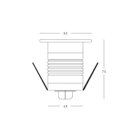 Round LED Inground Light 3W 2700K IP67 - Image 4