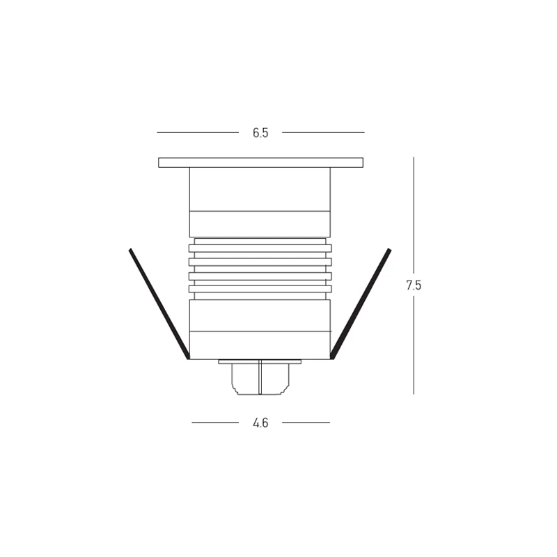 Recessed Ground LED Light 3W 3000K IP67