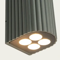 Outdoor Up-Down Wall Light LED Grey IP54 - Image 3