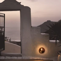 Outdoor Wall Light E27 IP65, Brown, Ø17.7cm - Image 1
