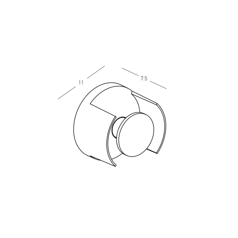 White Outdoor Wall Light G9 IP65