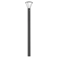 Grey Solar Bollard Lamp Post LED, 5W, IP65 - Image 2