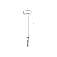 Solar LED Bollard Light 2W 3000K Grey IP54 - Image 5