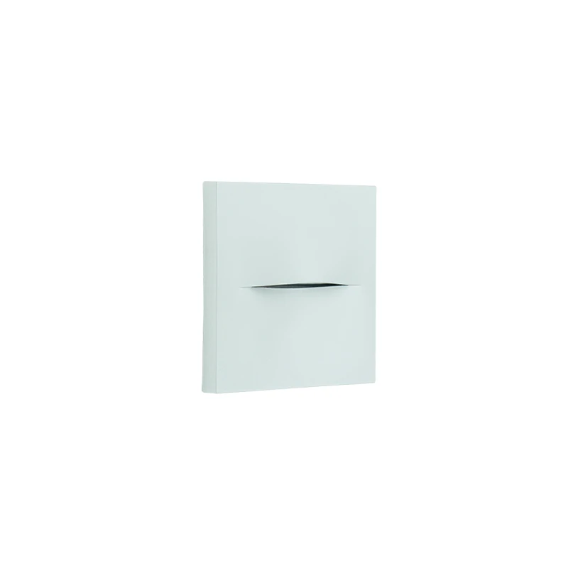 White Square LED Step Light