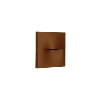 Rudas LED laiptų šviestuvas 3W 3000K IP65, 14.5x4x15 cm - Nuotrauka 1