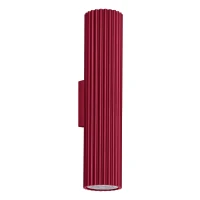 Sieninis šviestuvas 30 cm – cilindrinis, burgundinis, DALI/PUSH - Nuotrauka 1