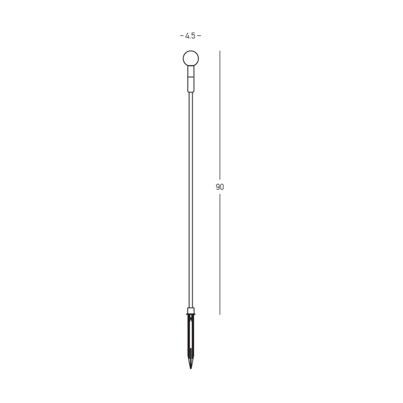 Brown Aluminium LED Garden Spike Light, IP65