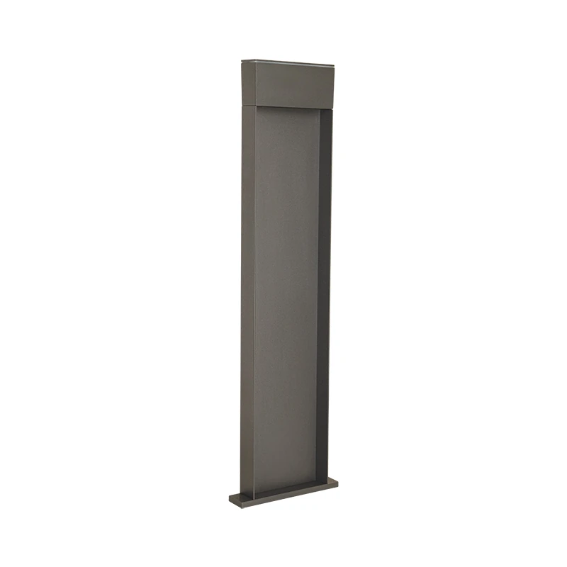 Grey LED Bollard Light 5W, 3000K, IP65, 75cm