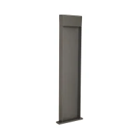 Grey LED Bollard Light 5W, 3000K, IP65, 75cm - Image 2