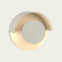White Curved Outdoor Wall Light G9 IP65, Surface Mount - Image 1