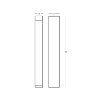 Bollard Light LED 12W CCT IP65, Grey, 9x6.6x60 cm - Image 7