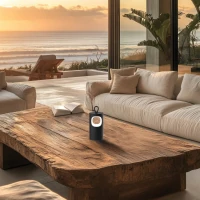 Portable Black LED Table Lamp - Image 1