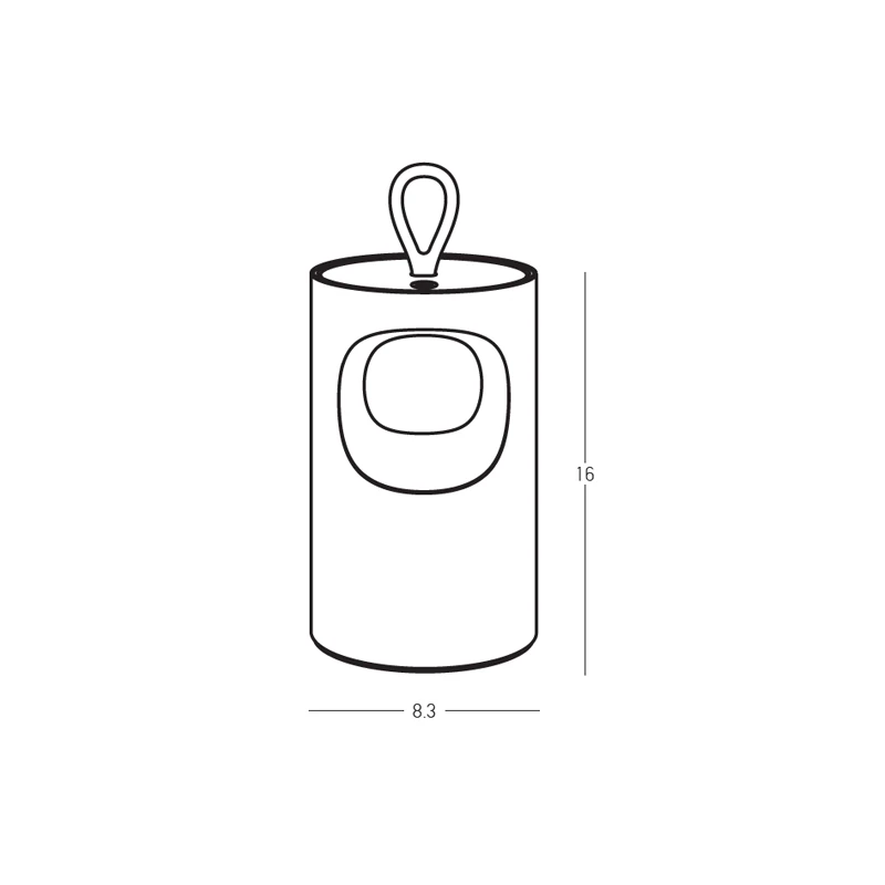 Portable LED Table Lamp White, Touch Dimming IP44