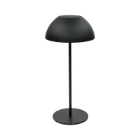 Matt Black Portable LED Table Lamp with Touch Dimming, 28cm - Image 2