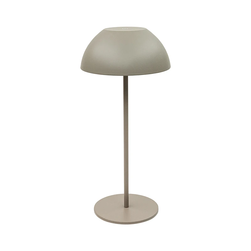Portable LED Table Lamp, Brown, 28cm with Touch Dimming