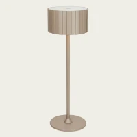 Brown Portable LED Table Lamp with Touch Dimming, CCT IP44 - Image 1