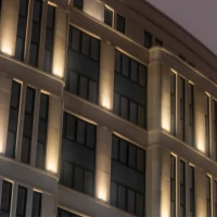 LED Sienų Apšvietimo Šviestuvas 36W 3000K IP65, Pilkas, 100cm