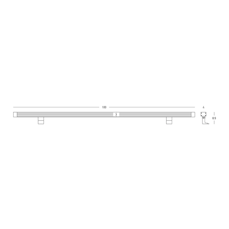 Linear LED Wall Washer Light 36W 2700K IP65