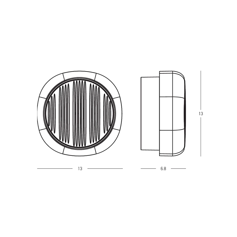 Outdoor LED Wall Sconce | Champagne & Sandy Black