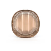 Outdoor LED Wall Sconce | Champagne & Sandy Black - Image 2