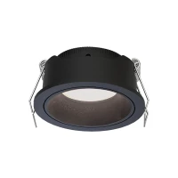 MR11 Recessed Spotlight, Matt Black, IP20 - Image 1