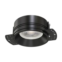 Sandy Black Trimless Recessed Spot GU10 IP44 - Image 1