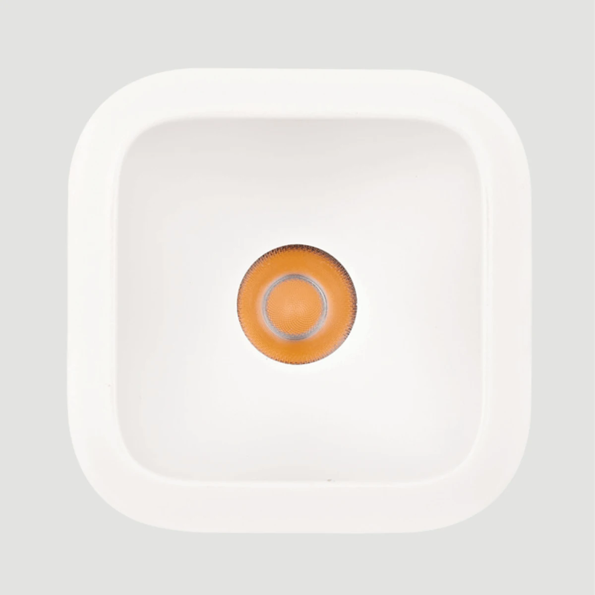 Square Recessed LED Spot, 7W 3000K, Sandy White
