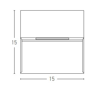 LED lauko laiptų šviestuvas 7W 3000K IP65 baltos spalvos