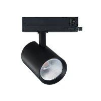 3 fazių bėgelinis LED prožektorius, 40W CCT, matinis juodas